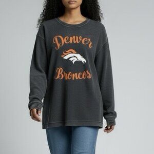Denver Broncos G-III 4Her by Carl Banks Womens 2X Comfy Cord Pullover Sweatshirt
